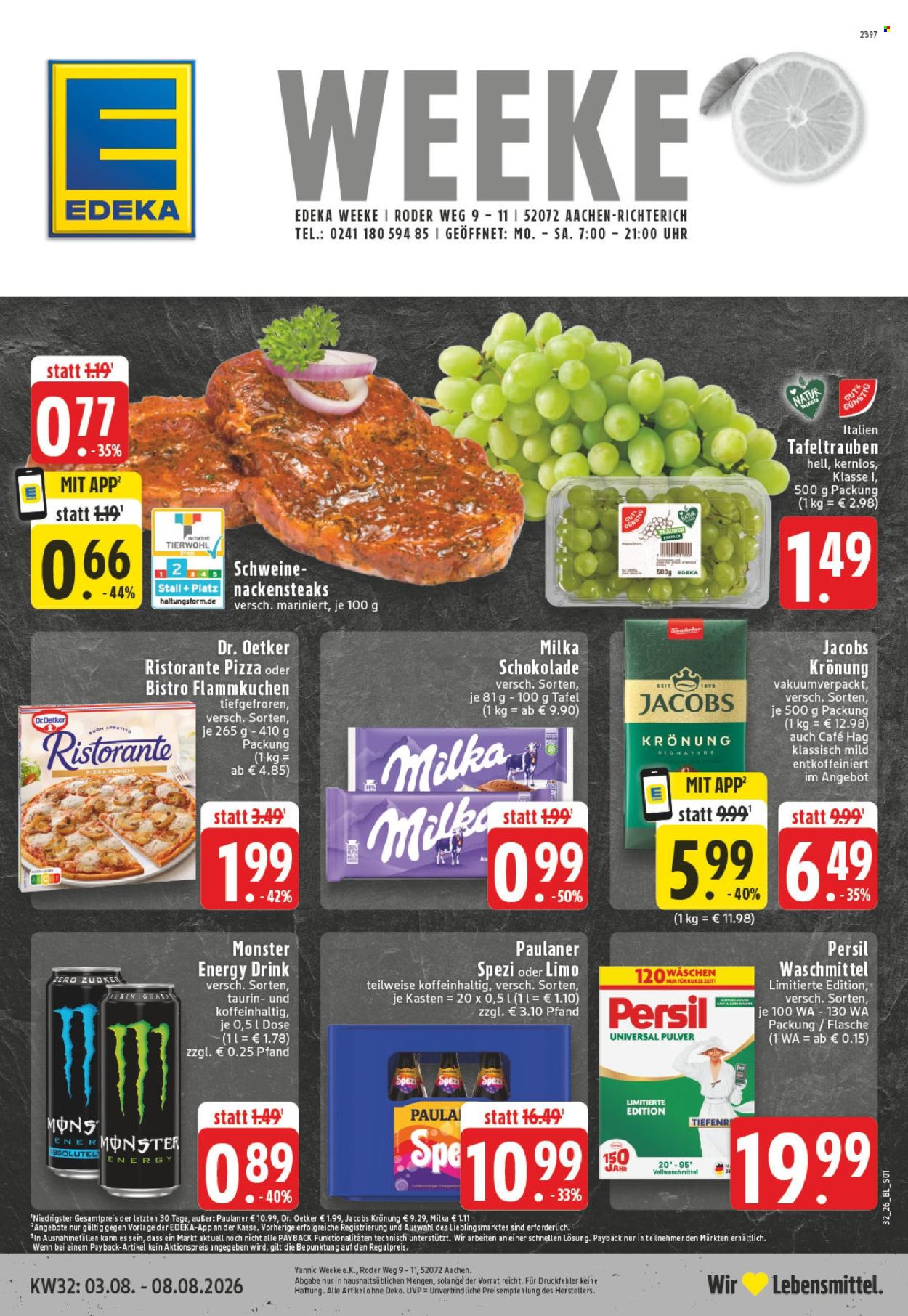 Edeka Prospekte  - 3.08.2026 - 8.08.2026. Seite 1