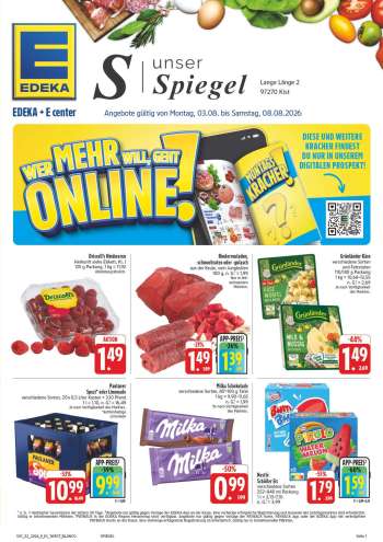 Prospekte Edeka - 3.08.2026 - 8.08.2026.