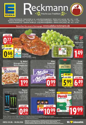Prospekte Edeka - 3.08.2026 - 8.08.2026.