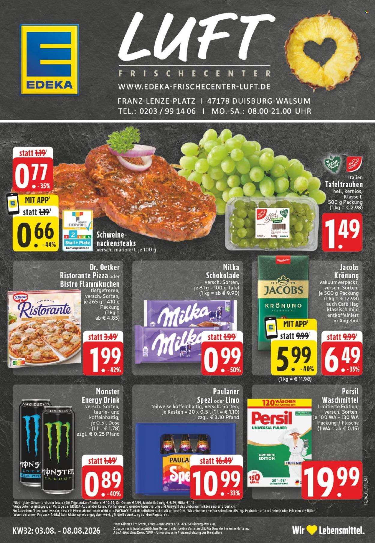 Edeka Prospekte  - 3.08.2026 - 8.08.2026. Seite 1