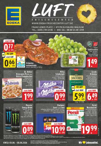 Prospekte Edeka - 3.08.2026 - 8.08.2026.