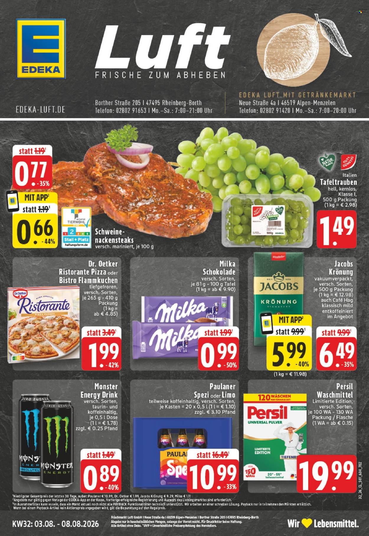 Edeka Prospekte  - 3.08.2026 - 8.08.2026. Seite 1