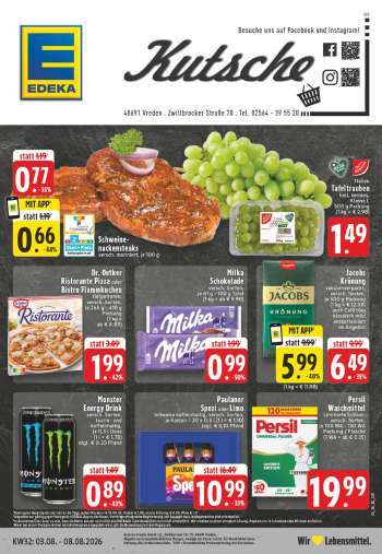 Prospekte Edeka - 3.08.2026 - 8.08.2026.