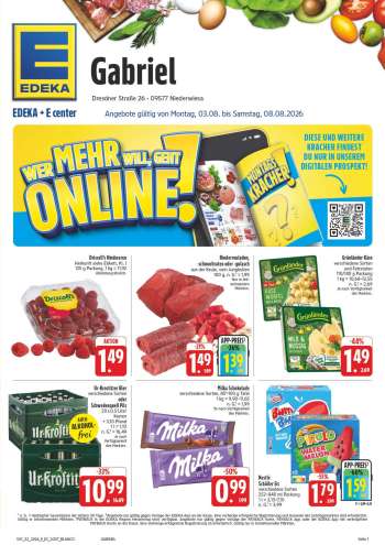 Prospekte Edeka - 3.08.2026 - 8.08.2026.