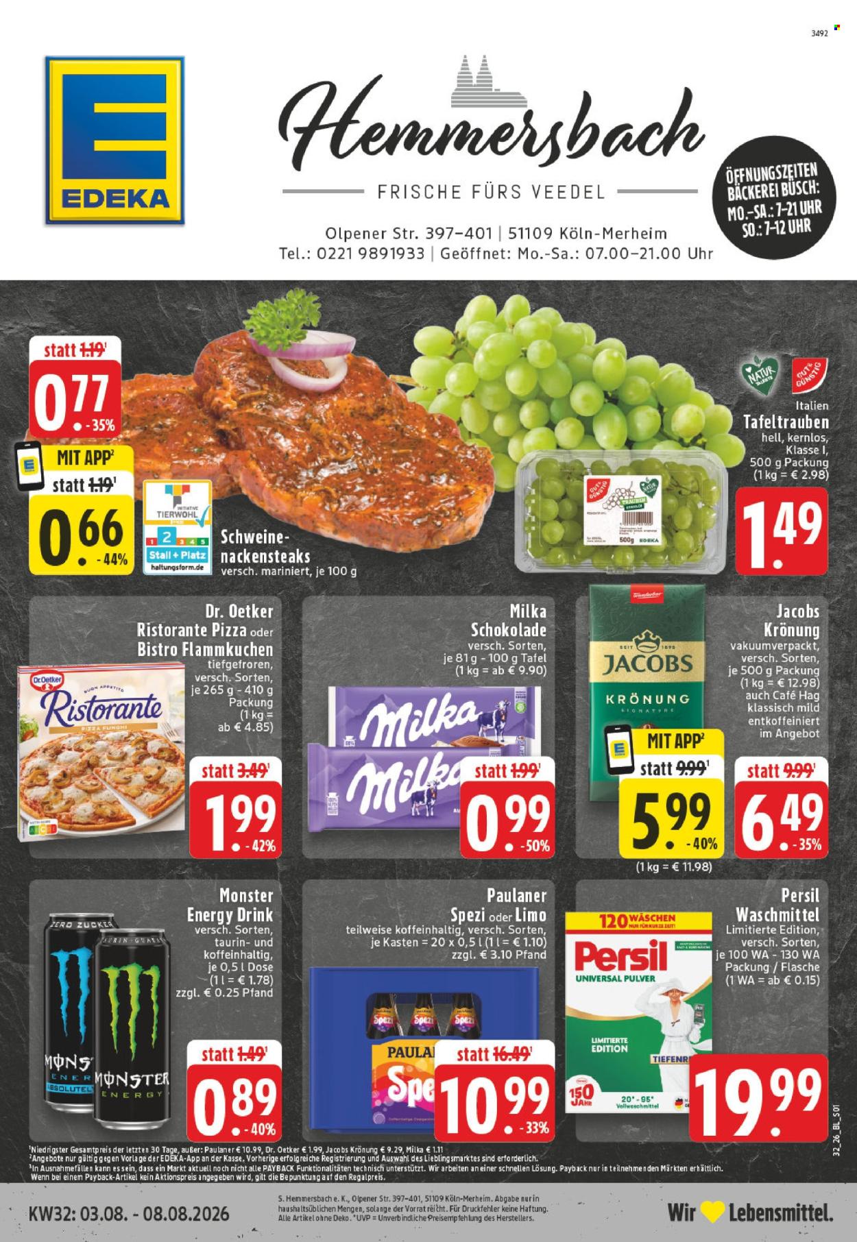 Edeka Prospekte  - 3.08.2026 - 8.08.2026. Seite 1