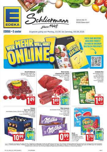 Prospekte Edeka - 3.08.2026 - 8.08.2026.