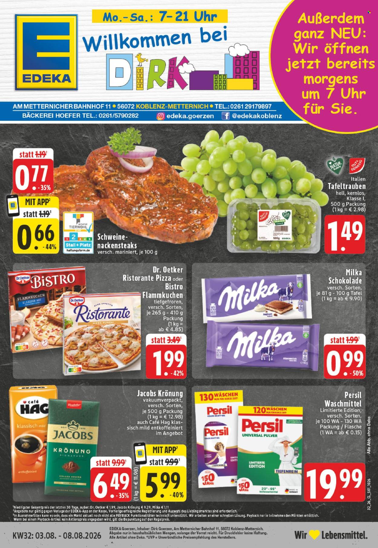 Edeka Prospekte  - 3.08.2026 - 8.08.2026. Seite 1