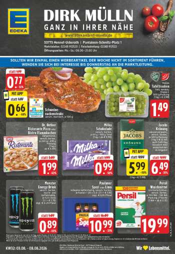 Prospekte Edeka - 3.08.2026 - 8.08.2026.