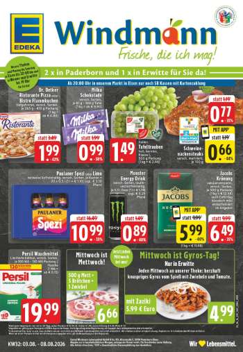 Prospekte Edeka - 3.08.2026 - 8.08.2026.