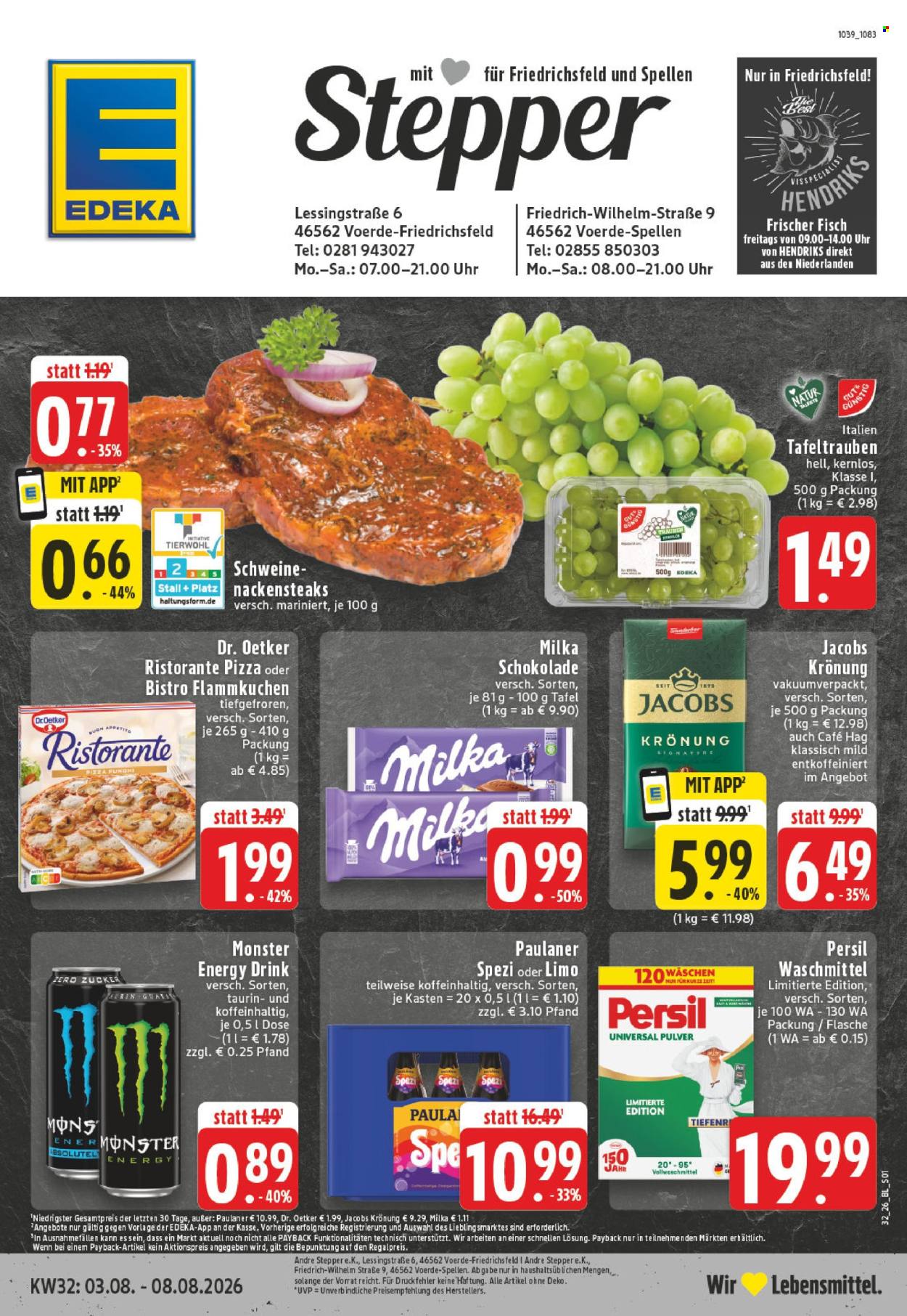 Edeka Prospekte  - 3.08.2026 - 8.08.2026. Seite 1