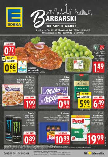 Prospekte Edeka - 3.08.2026 - 8.08.2026.