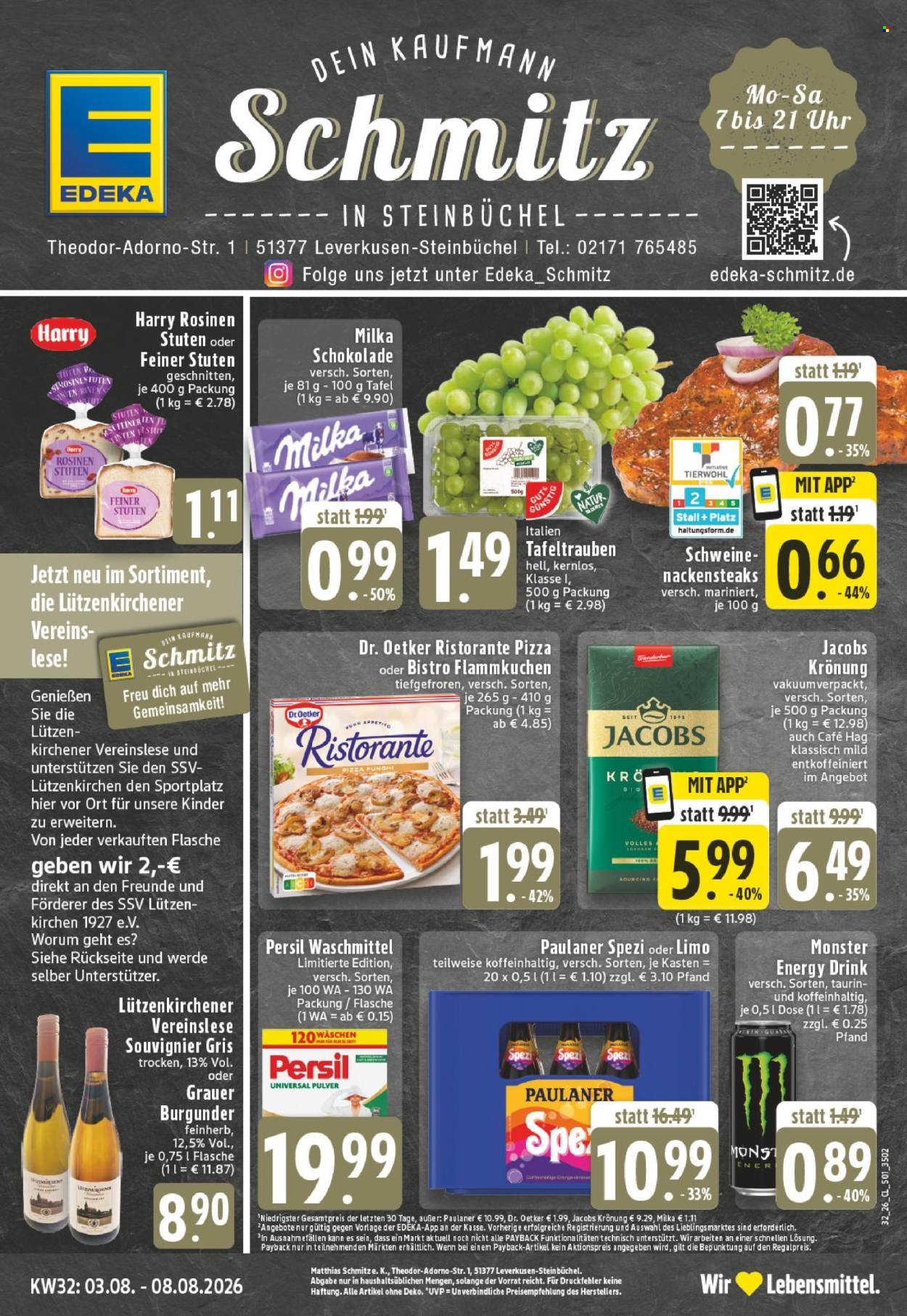 Edeka Prospekte  - 3.08.2026 - 8.08.2026. Seite 1