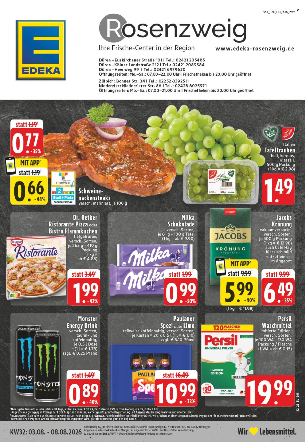 Edeka Prospekte  - 3.08.2026 - 8.08.2026. Seite 1