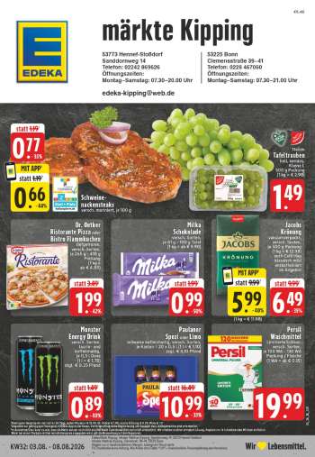Prospekte Edeka - 3.08.2026 - 8.08.2026.