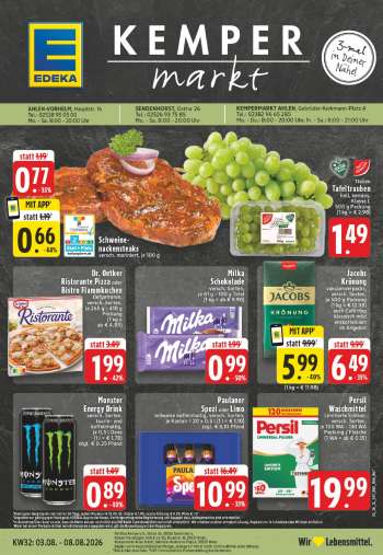 Prospekte Edeka - 3.08.2026 - 8.08.2026.