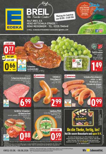 Prospekte Edeka - 3.08.2026 - 8.08.2026.