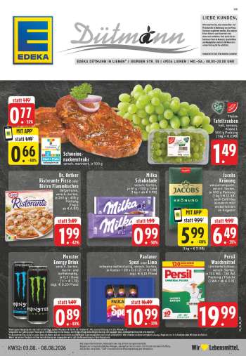Prospekte Edeka - 3.08.2026 - 8.08.2026.