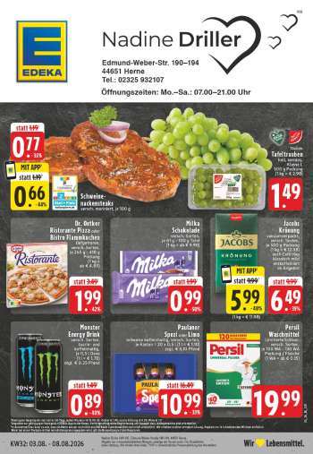 Prospekte Edeka - 3.08.2026 - 8.08.2026.