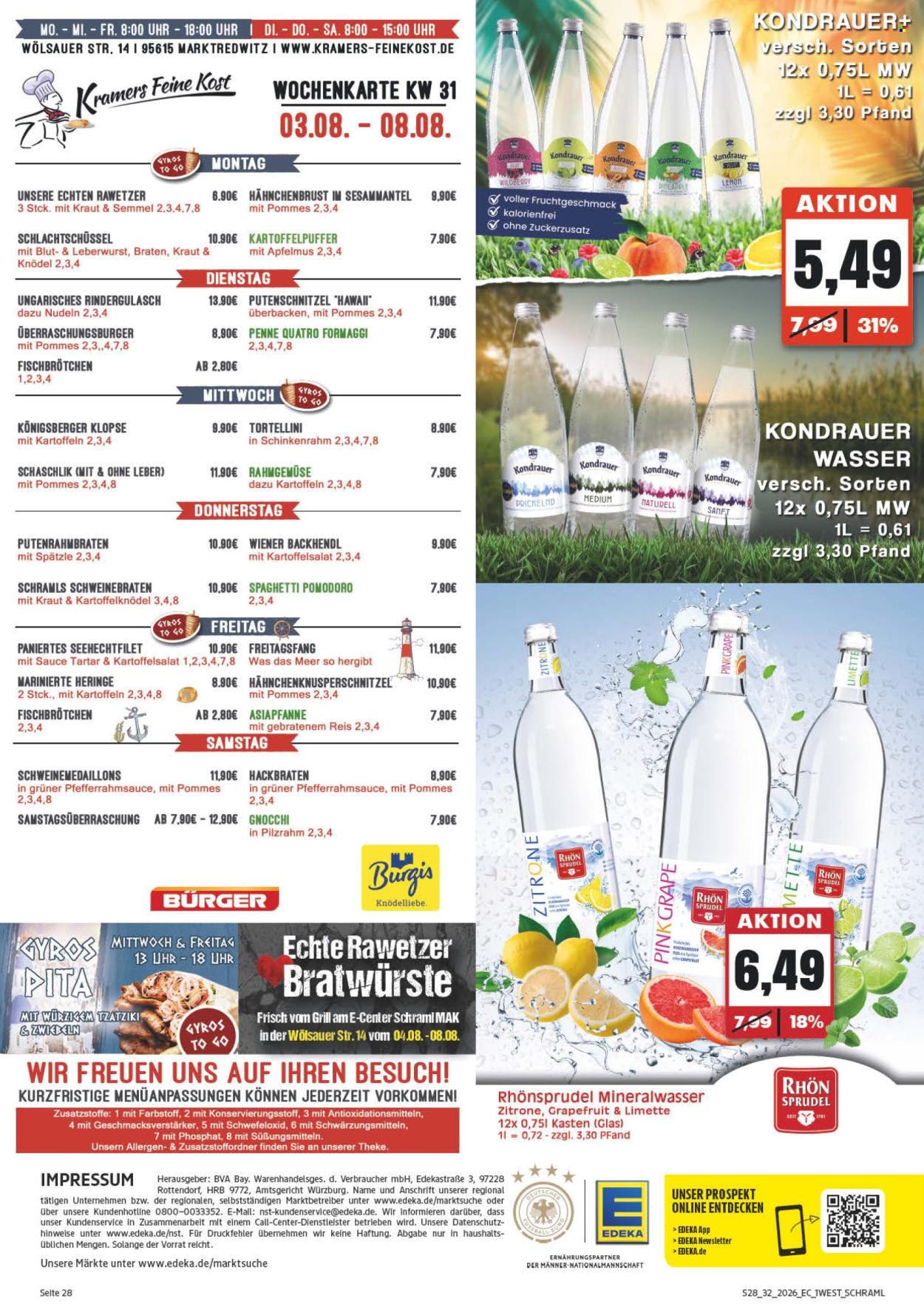 Edeka Prospekte  - 3.08.2026 - 8.08.2026. Seite 2