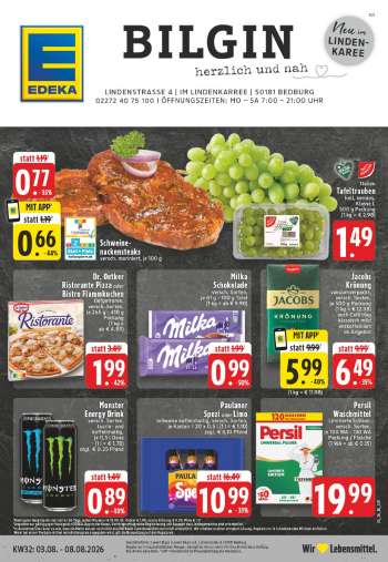 Prospekte Edeka - 3.08.2026 - 8.08.2026.