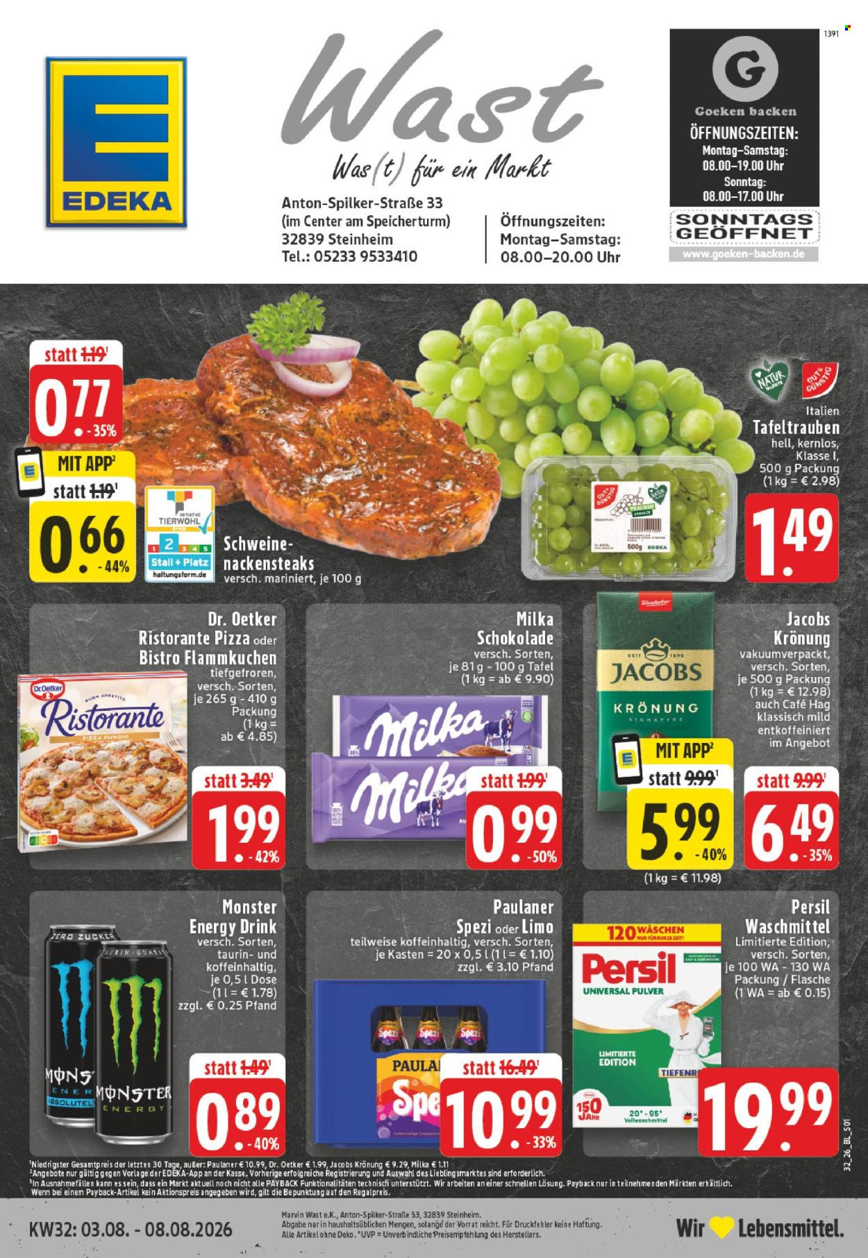 Edeka Prospekte  - 3.08.2026 - 8.08.2026. Seite 1
