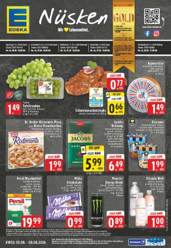 Prospekte Edeka - 3.08.2026 - 8.08.2026.