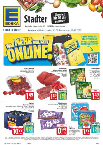 Prospekte Edeka - 3.08.2026 - 8.08.2026.