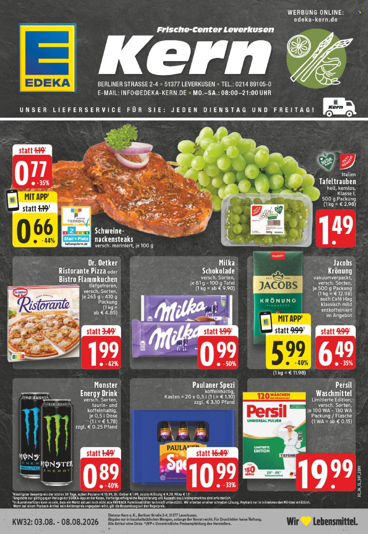 Edeka Prospekte  - 3.08.2026 - 8.08.2026. Seite 1