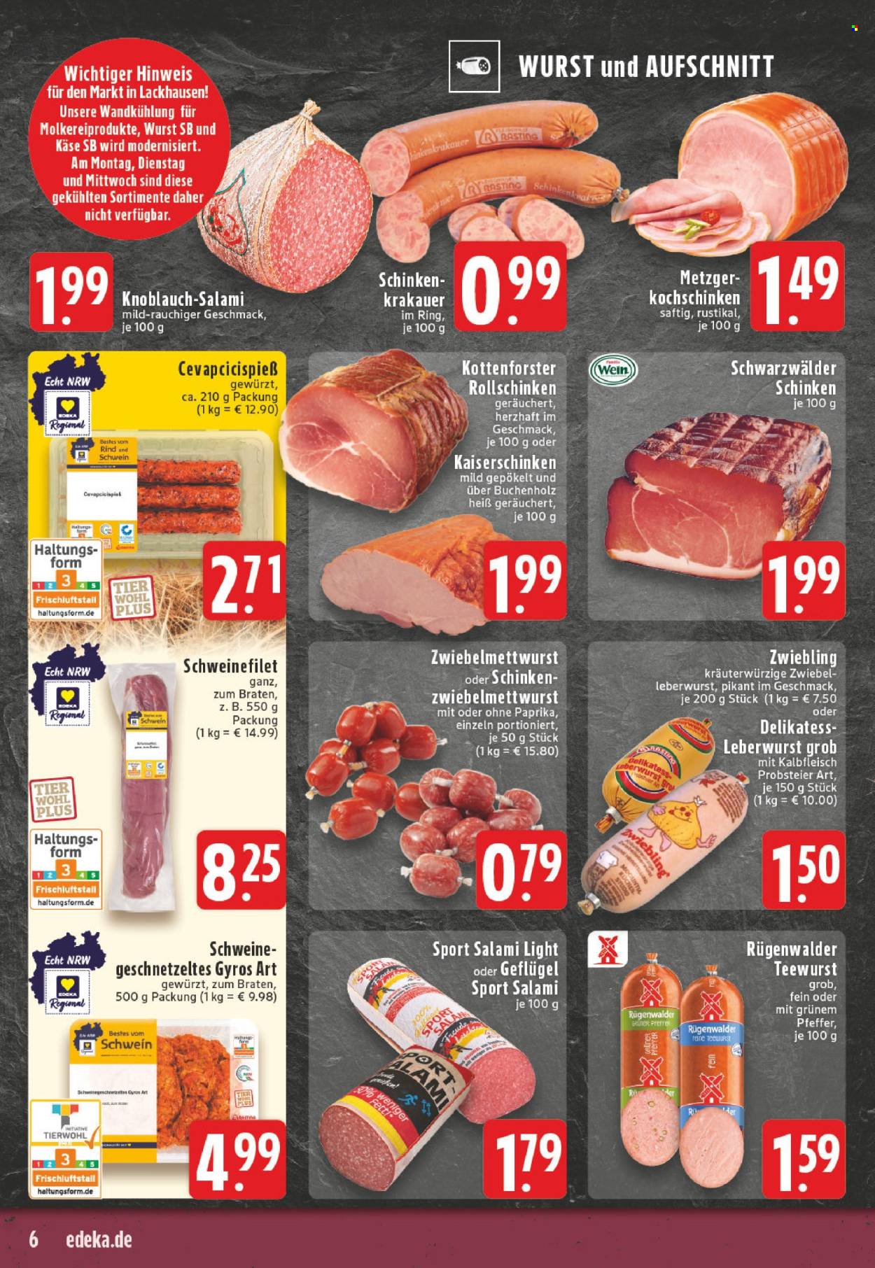 Edeka Prospekte  - 3.08.2026 - 8.08.2026. Seite 6