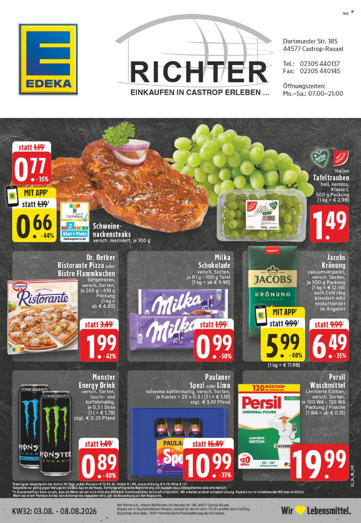 Edeka Prospekte  - 3.08.2026 - 8.08.2026. Seite 1