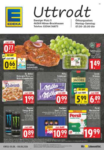 Prospekte Edeka - 3.08.2026 - 8.08.2026.