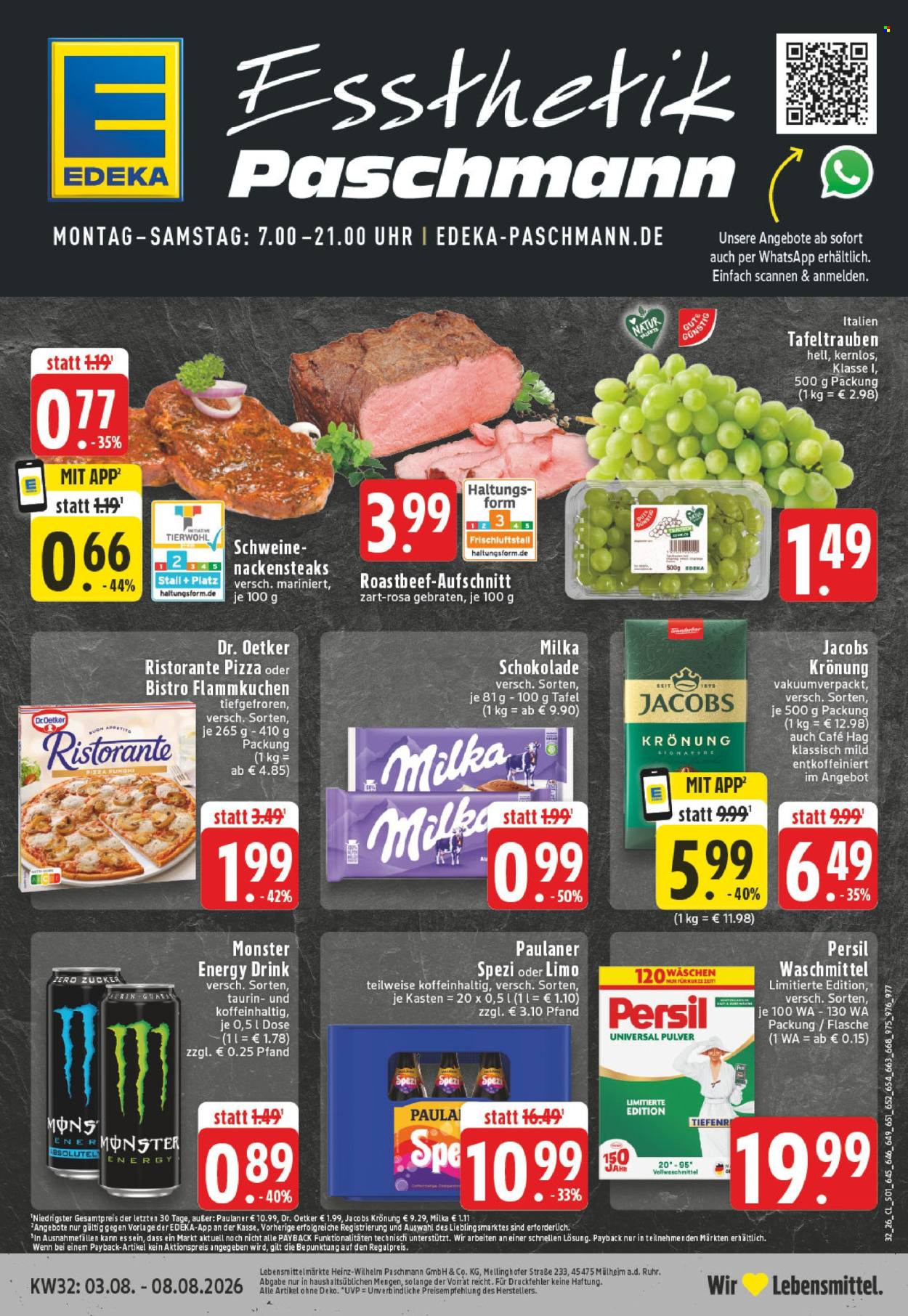 Edeka Prospekte  - 3.08.2026 - 8.08.2026. Seite 1