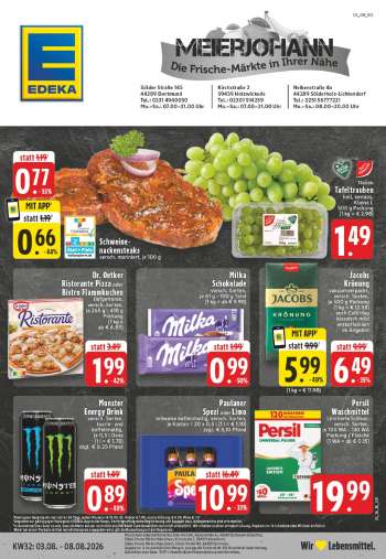 Prospekte Edeka - 3.08.2026 - 8.08.2026.