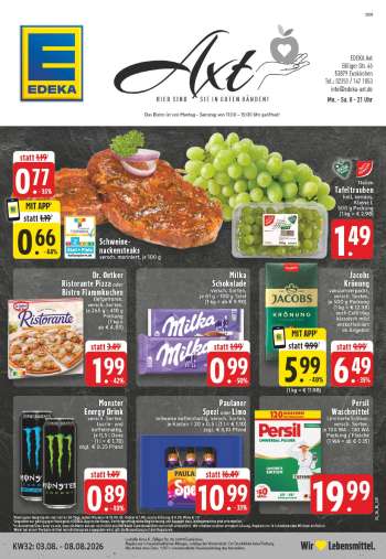 Prospekte Edeka - 3.08.2026 - 8.08.2026.