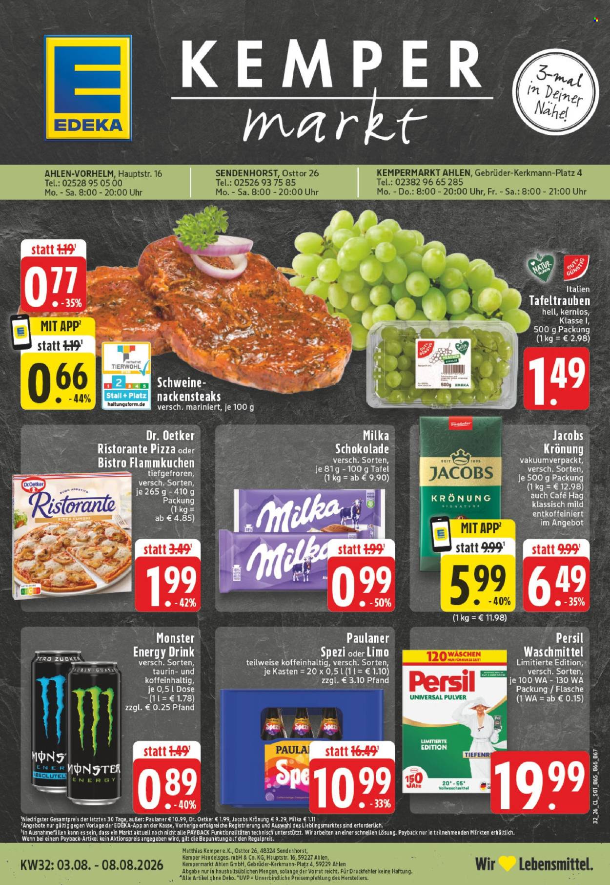 Edeka Prospekte  - 3.08.2026 - 8.08.2026. Seite 1