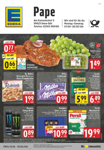 Prospekte Edeka - 3.08.2026 - 8.08.2026.