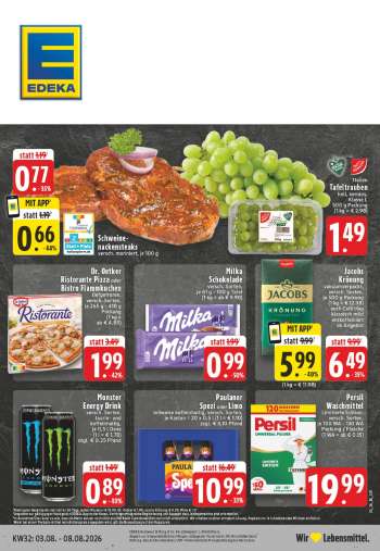 Prospekte Edeka - 3.08.2026 - 8.08.2026.