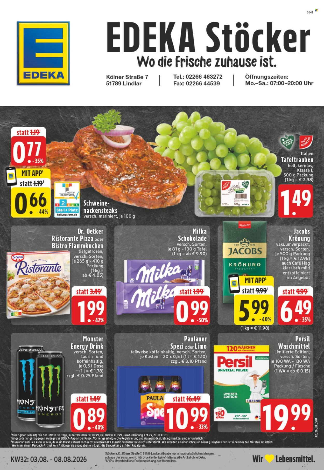 Edeka Prospekte  - 3.08.2026 - 8.08.2026. Seite 1