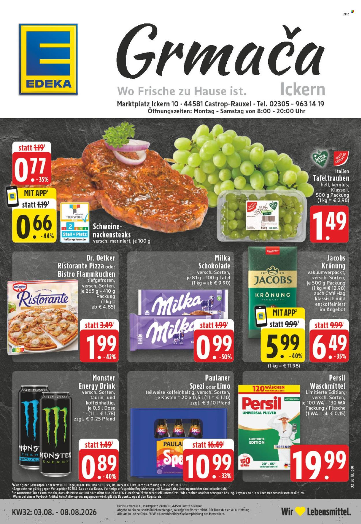 Edeka Prospekte  - 3.08.2026 - 8.08.2026. Seite 1