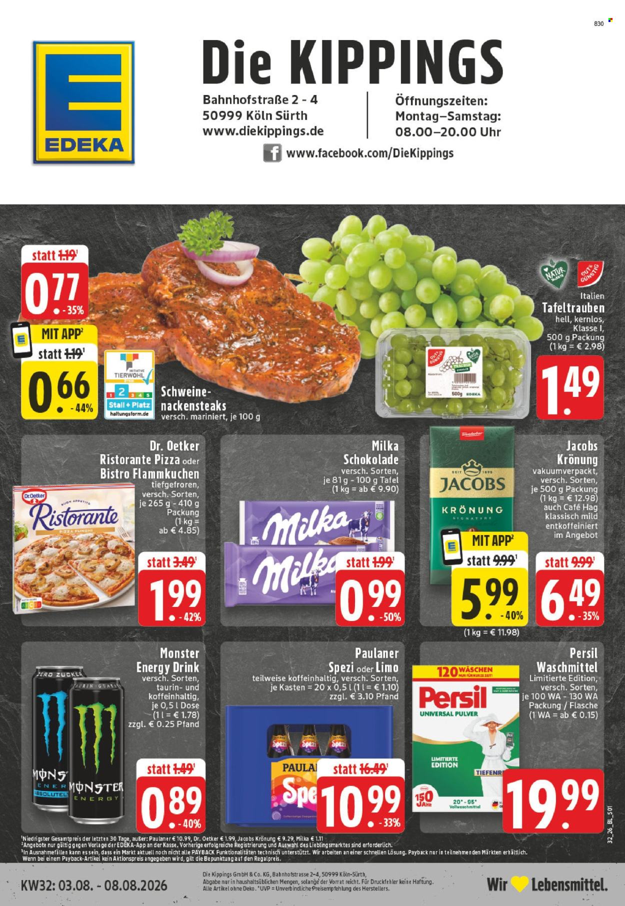Edeka Prospekte  - 3.08.2026 - 8.08.2026. Seite 1