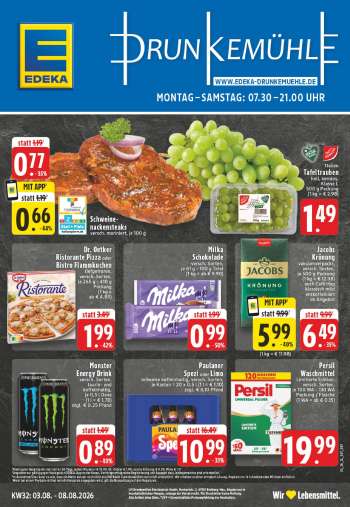 Prospekte Edeka - 3.08.2026 - 8.08.2026.