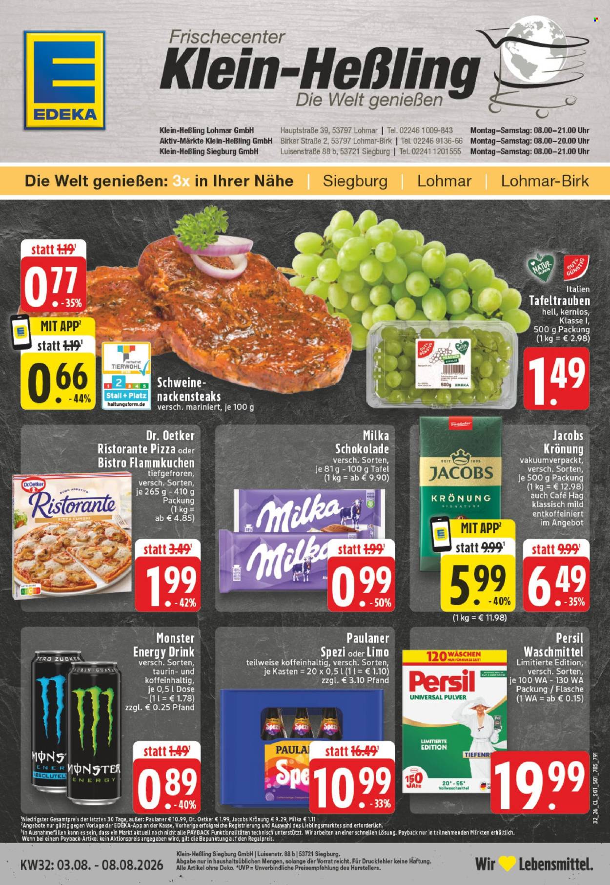 Edeka Prospekte  - 3.08.2026 - 8.08.2026. Seite 1