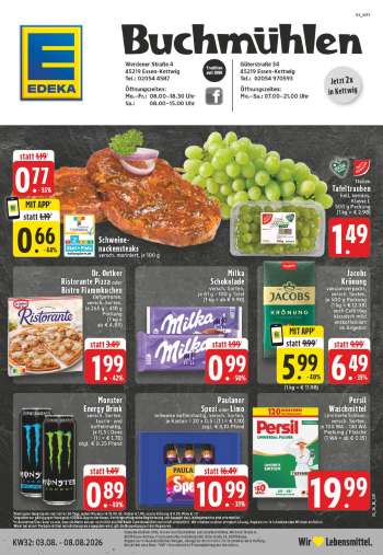 Prospekte Edeka - 3.08.2026 - 8.08.2026.