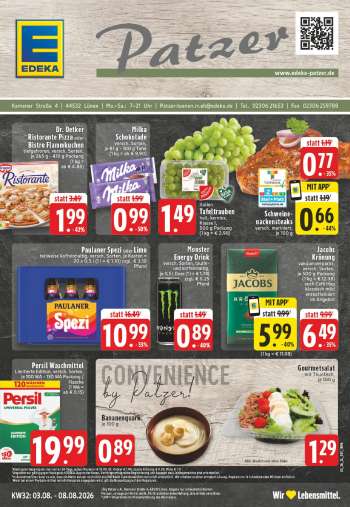 Prospekte Edeka - 3.08.2026 - 8.08.2026.