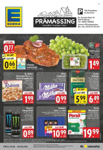 Prospekte Edeka - 3.08.2026 - 8.08.2026.