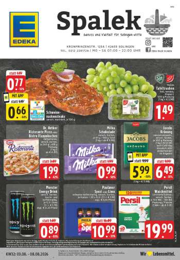 Prospekte Edeka - 3.08.2026 - 8.08.2026.