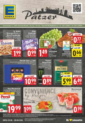 Prospekte Edeka - 3.08.2026 - 8.08.2026.
