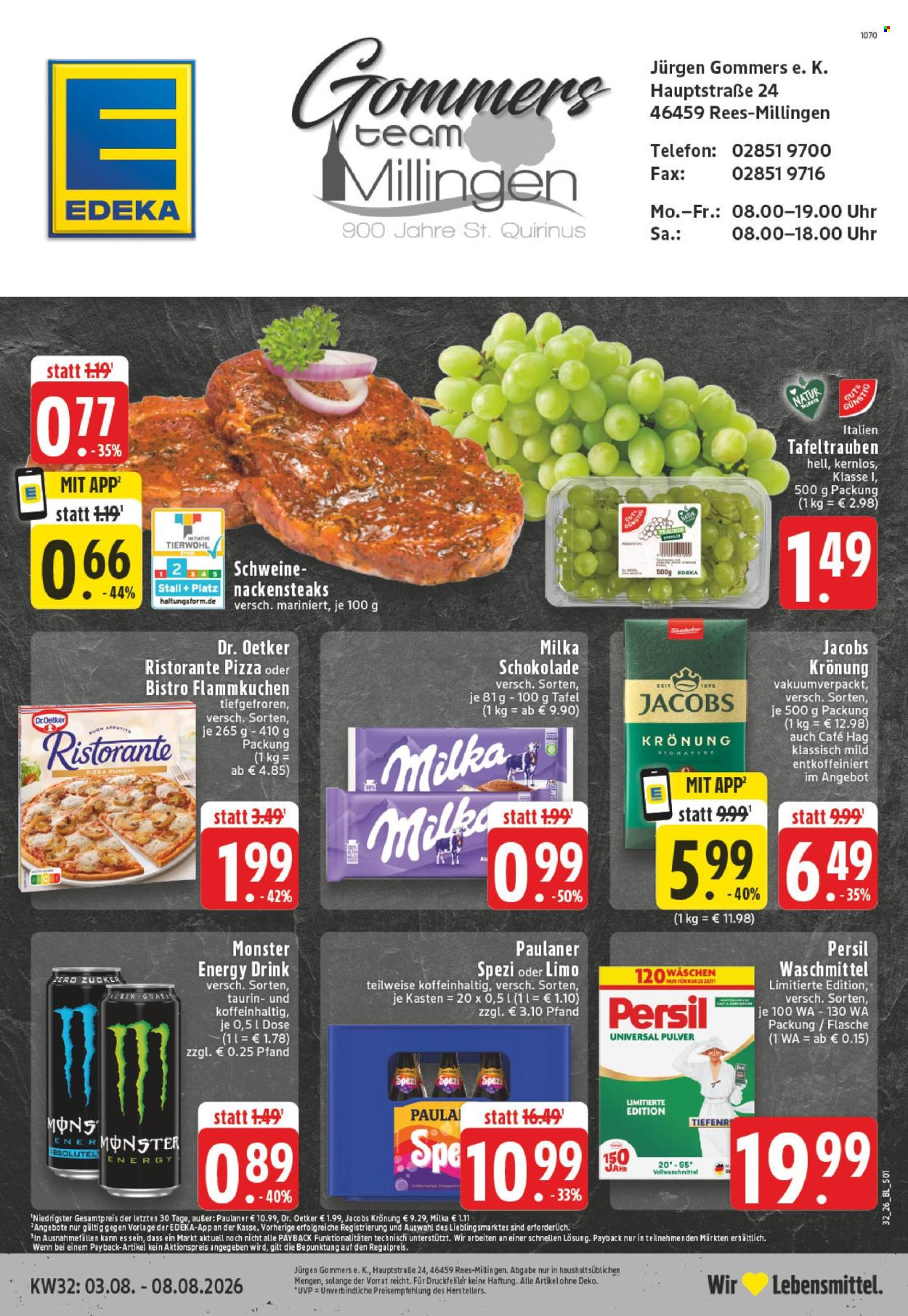 Edeka Prospekte  - 3.08.2026 - 8.08.2026. Seite 1