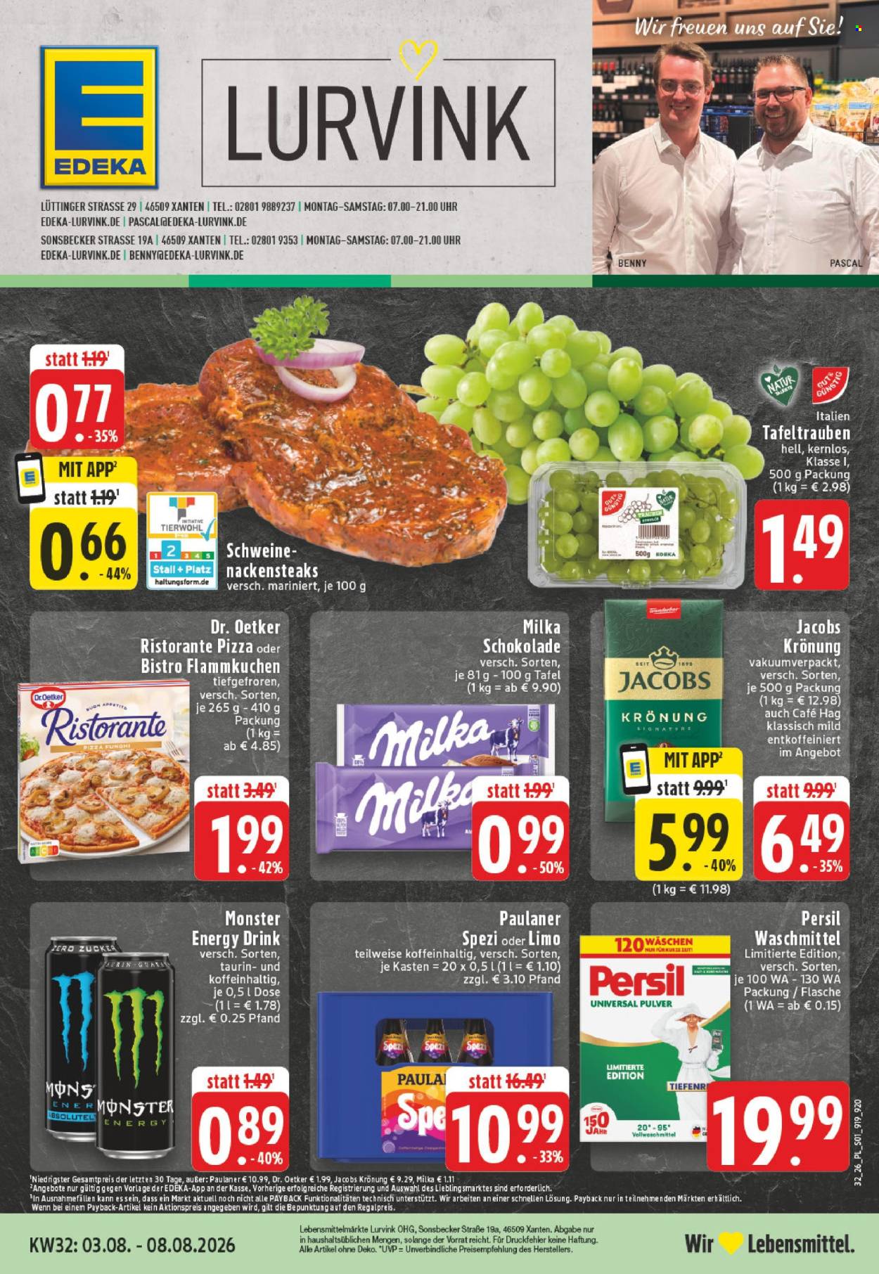 Edeka Prospekte  - 3.08.2026 - 8.08.2026. Seite 1
