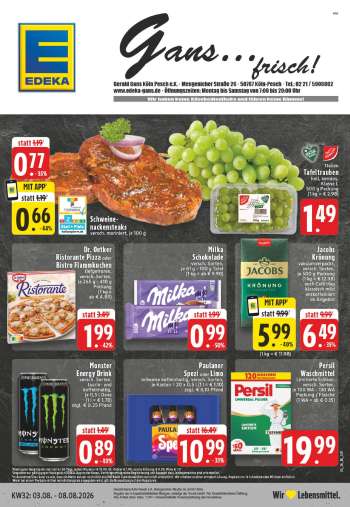 Prospekte Edeka - 3.08.2026 - 8.08.2026.